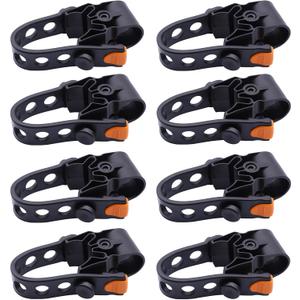 8Pcs Bike Rack Straps Replacement Parts Bicycle Hitch Strap Bike Rack Cradle Replacement Bike Tie Down Straps Replacement Rubber Straps Spare Hook fit 1 Inch Trailer Hitch