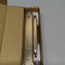 Goo-Ki 2 Pack Champagne Bronze Cabinet Pulls with Backplate Spacer, 5" Hole Center Zinc Alloy Kitchen Drawer Pulls Handles