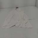 Avidlove Women Nightgown Sexy Sleepwear Lace Chemise V-neck Modal Babydoll Lounge Dress (Small, White)