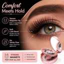 Magnetic Eyelashes, 3D Reusable Magnetic False Lashes with Applicator, Natural Look Lightweight Glue Free Fake Lashes for Daily Use