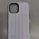 Casely iPhone 12 Pro Max Case | Blue Stripes | Sunday Best | Compatible with MagSafe | Bold Protective Design