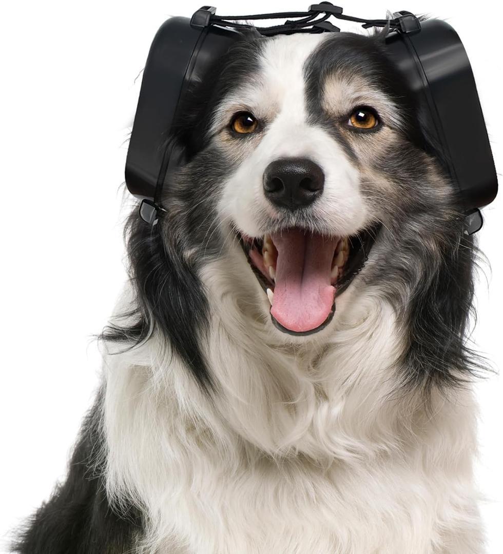 Dog Ear Muffs,Dog Ear Muffs Noise Protection,Noise Cancelling Headphones for Dogs, Ear & Hearing Protection for Thunder, Hunting, Tourism(Black)