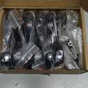 6 Pack Coat Hooks Wall Mount Heavy Duty Utility Retro Double Hooks for Hanging Coats,Hat, Towel, Key, Robe, Scarf, Bag, Cap (Black)