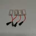 4 Pcs Interior LED Lights Bulbs Kit Compatible with Tesla Model 3, Y, X, S, Super Bright Replacement Light Bulbs for Footwell, Door Puddle, Trunk, Frunk - for Tesla Accessories (Blue)