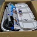 Swive Shower Chair with Arms and Back Heavy Duty 500 lbs for Seniors Elderly Disabled or Bariatric Adults Bench Seat for Inside Shower Stall and Bathroom Bath Tub Seats Adjustable Stool