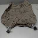 Inflatable Foot Rest Pillow for Travel - Adjustable Height Flight Foot Rest with Eye Mask and Earplugs for Kids & Adults on Airplane, Car, Train, Office, and Home (Gray, 1 PCS)