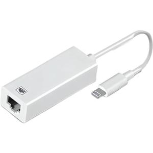 [Apple MFi Certified] Lightning to Ethernet Adapter, RJ45 Ethernet LAN Network Adapter Cable with 8 Pin Connector Compatible with iPhone 13/12/11/XS/XR/X/8/7/iPad/iPod, Plug and Play