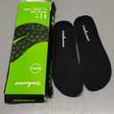 OrthoComfoot Wide Plantar Fasciitis Inserts for Women, Breathable Comfort Arch Support Insoles for Diabetes & Flat Feet, 240LBS+ Heavy-Duty Adjustable TPU, Work Boot Orthotic Insoles, Size 7 Women (Black)