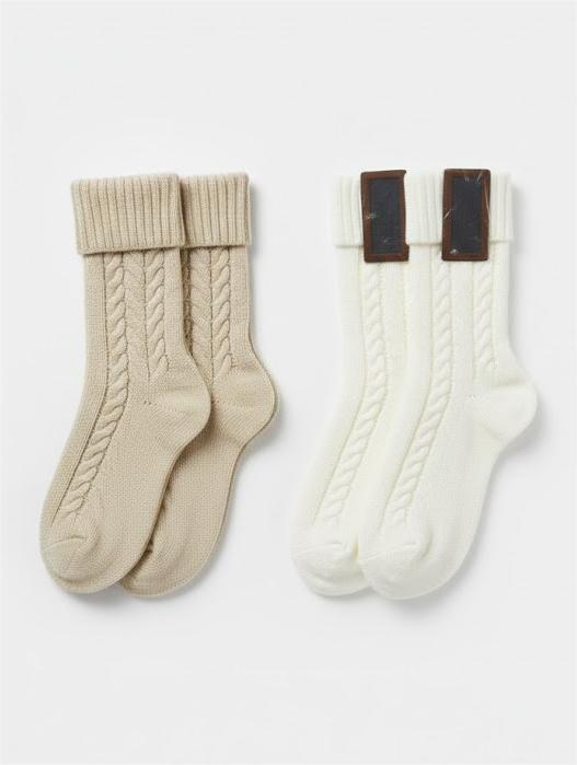 Personalized Christmas Stockings with Name Tags 22 Inch Extra Large Knit Stockings, Set of 6 Family Xmas Stocking for Fireplace Mantel Adults, White Beige