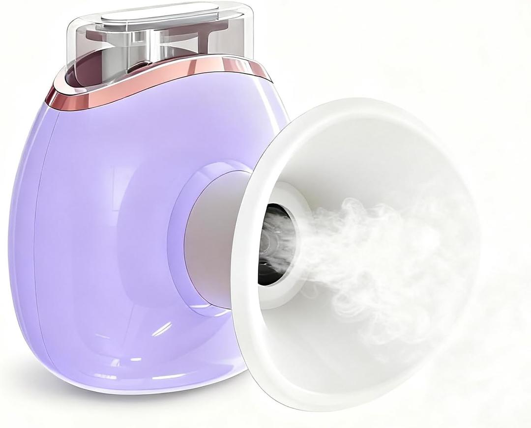 Eye Steamer, Portable Facial Steam Sprayer with Heated Mist, Moisturizing Eye Treatment (Lavender Purple)