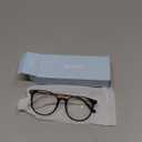 Gaoye Blue Light Blocking Glasses, Retro Round Eyewear Frame Anti Eyestrain Computer Glasses for Women Men (Tea Leopard/Transparent Lens)
