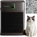 Trucozie T554 Air Purifier for Home Up to 2000 Ft in 1 Hr with Washable Pre-Filter, Air Purifier for Home Pets with PM 2.5 Air Quality Display, Sleep Mode for Allergies, Dust, Smoke, Grayish Brown