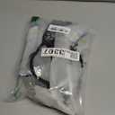 Olsa Dog Raincoat, Dog Hooded Slicker Poncho, 4 Legs Rain Jacket with Reflective Stripe, Water Proof Rain Snow Clothes with Hood for Small Medium Dogs (White)