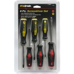 Pro-Grade 55041 Screwdriver Set, 6-Piece