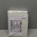 KOUFALL Extra Wide 70 Inch Linen Soundproof Blackout Curtains for Bedroom, Thermal Curtain for Winter Insulated, Black Out Curtains 84 Inch Long, Living Room Drapes 84 Length 2 Panel Set (Cream Beige)