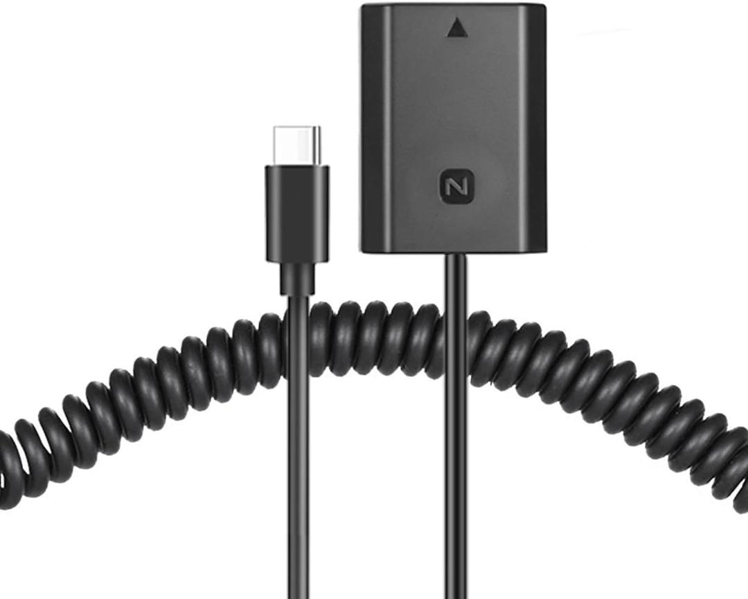 Raeisusp PD DC Cable NP-FZ100 Dummy Battery for Sony Alpha A9 A7RM3 A7RIII a7 iii A7M3 ILCE-9 A6600