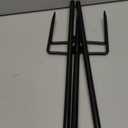 Shepherd Hooks for Outdoor, 1 Pack 62 Inch Bird Feeder Pole with 5 Prongs Base for Hanging Lantern, Hummingbird Feeder, Lightweight Plant, Shepherds Hook for Bird Feeders for Outside