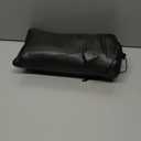 Aukee Car Headrest Pillow Memory Foam Car Neck Pillow with Adjustable Strap Soft Leather Headrest for Driving Home Office Black (1PC)