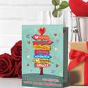 6 x Valentines Cards for Daughter | Funny Daughter Valentines Cards Gifts from Dad Mom Parent with Printed Message Inside