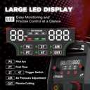 LOTOS LTP5800D 58A Plasma Cutter, 5/8" Clean Cut (3/4" Severance), Non-Touch Pilot Arc, Up to 15% Faster Cutting, Dual Voltage 110/220V, LED Panel & Front Regulator, Portable Plasma Cutting Machine