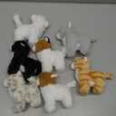 Sumind 8 Pcs Cat Stuffed Animals Bulk Plush Pets 5 Inch Cute Assorted Plush Cats Horse for Birthday Halloween Christmas Party Favors Favors(Standing Cat)