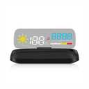 wiiyii Car HUD C5, Head-Up Display, OBDII & GPS Scanner, Vehicle Speed, Fuel Consumption, Clear Fault Code, Compatible with All Cars