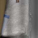 MeMoreCool Stuffed Round Pouf Ottoman Foot Rest, Floor Pouf Foot Stool with Soft Foam Chunk Filling, Small Round Ottoman Footstool Circle Footrest for Living Room, Beige