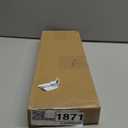 2-Piece White Metal Floating Shelves - Aluminum Alloy Wall Mounted Shelf No Drilling, Rust-Proof, 15.7" Width for Home Decor & Storage in Living Room, Bedroom, Bathroom