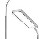 LEPOWER Desk Lamp, 800LM LED for Home Office, 12W Reading for Desk, Eye-Caring Light, Touch Table Gooseneck Lamp, 50 Lighting Modes, Bright for Bedroom, Study (Grey)