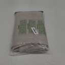 jinchan Linen Textured Room Darkening Curtain 90 Inch Long for Living Room 1 Panel Thermal Insulated Grommet Top Window Drape for Bedroom Greyish Beige Single Panel Curtain 52W x 90L