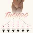 TIICHOO Period Thong Underwear for Women Lace Period Panties Thong Light Absorbency Leakproof Underwear Pack of 6 (Medium, Brown/Sand/Khaki)