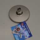 High Pressure Shower Head - Anti-Clogging Silicone Nozzles - 2.5 GPM Removable Restrictor - Easy to Clean Adjustable Replacement - easy to install with Plumbers Tape - 6 inch - Brushed Nickel Finish