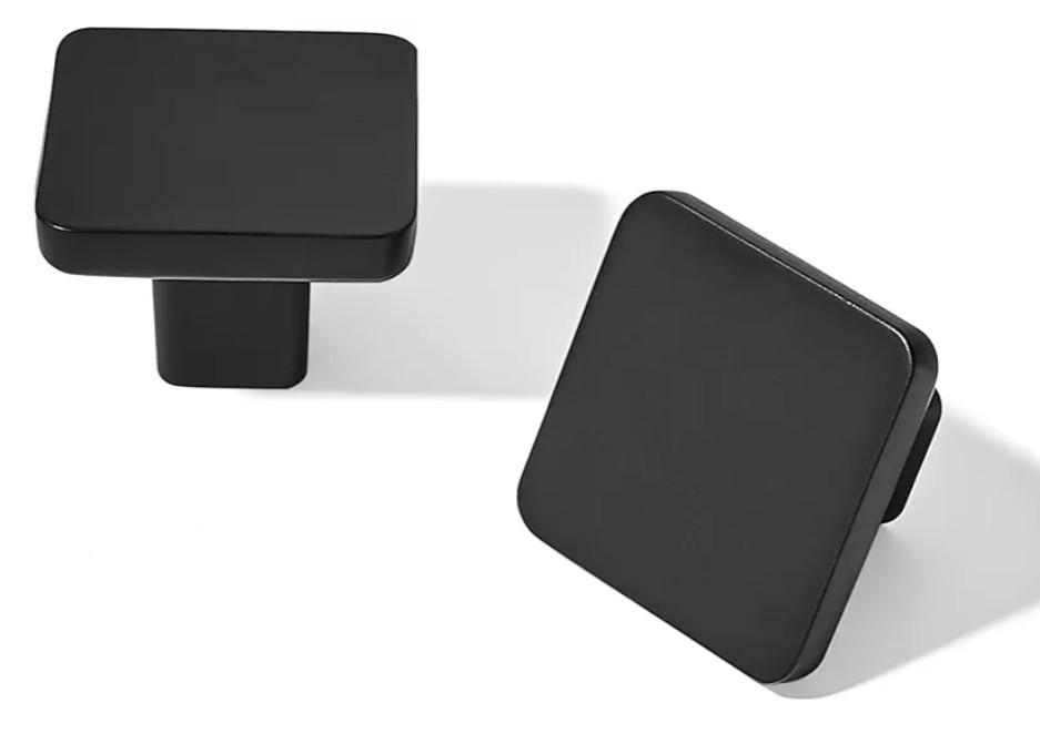 TUNNY 9 Pack Classic Cabinet Konb-Matte Black Furniture Hardware Konb for Kitchen Cabinets Bedroom Furniture Hardware Cabinet Pulls