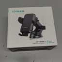 Wireless Car Charger, Phone Holders for Your Car, 15W Auto Clamping Phone Mount Car Accessories for iPhone 16 15 14 13 12 Mini Pro Max 11 XR XS, Samsung Galaxy S24 Ultra S23 S22+ Note 20, etc (BLACK)