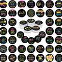 Civaner 150 Pcs Positive Affirmation Chips Bulk Plastic Cards Double Sided Printing Motivational Tokens Coins 1.57'' Appreciation Gifts 50 Different Kindness Sayings for Kids Students(Classic Style)
