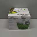 Farberware Easy to use pro Pump Spinner with Bowl, Colander and Built in draining System for Fresh, Crisp, Clean Salad and Produce, 6.6 quart, Green