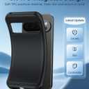 2 x FNTCASE for Google Pixel 10-Pro-XL Case: Pixel 9 Pro XL Shockproof Protective Lightweight Duty Cell Phone Cover Rugged with Non Slip Textured Back - Military Protection Bumper Tough, Black