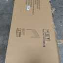 Flash Furniture Bedford Box Stitch Tufted Upholstered Queen Size Headboard in Beige Fabric