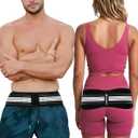 SI Belt for Men and Women  Sacroiliac Pelvic Support for Lower Back, Hip, and Sciatica Pain Relief  Adjustable Lumbar Brace for Pelvic Stability, Widened Design (Medium)