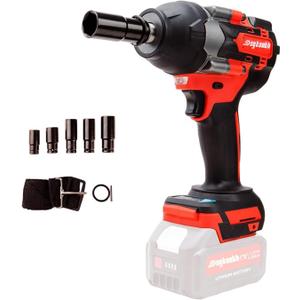Dogtooth 20V Cordless Impact Wrench 1/2'', High Torque Maximum 850 NM, Brushless Motor, 3 Variable Speeds Max 3200RPM, Compatible with Makita 18V Battery, NO Battery (Tool Only)
