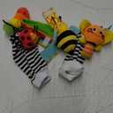 Infinno Baby Wrist Rattle Socks and Foot Finder Set, Perfect Baby Toys for 0-12 Months Newborn Boys and Girls As Shower Gifts, Garden Bug Series