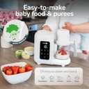 BooBoo Baby PurePro V2 5-in-1 Baby Food Maker - Multifunctional Puree Blender, Auto Cooking & Grinder Chopper - Baby Food Processor with Steamer, Bottle Warmer, Sterilizer & Self Cleaning Operation