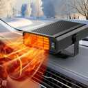 Car Heater 12V, 2 in 1 Portable Car Heater Fast Heating Quickly Defrost Defogger Demister Heat Cooling Fan Auto Dryer Windshield Defroster Plug in Cigarette Lighter (N101)