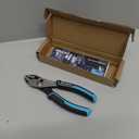 DURATECH 6 Inch Slip Joint Pliers, Small Pliers with Comfortable TPR Handle, High Carbon Steel, Swivel Rivet, Strong Sharp Teeth, Pliers for Tightening, Loosening and Gripping Nuts and Bolts