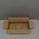 YQh tumbler lid organizer, Stainless Steel Kitchen Container Cover Holder, Cup Lid Organizer, Inner Tumbler Lid Storage Rack in Drawer, 3 Compartments, 304 Stainless Steel, Durable Non-Rusting (AM-218)