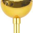 3" Flagpole Ball Topper Ornament, Fits 20/25/30Ft Flagpole and pole light, Weatherproof Finial Flagpole Top Replacement (Gold)