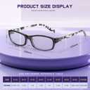 Reading Glasses for Women Men - 5 Pack Blue Light Blocking Spring Hinge Computer Readers Anti Glare UV Eyeglasses