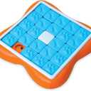 Outward Hound by Nina Ottosson Challenge Slider Treat Puzzle Enrichment Toy, Level 3 Advanced, Multicolored (1 Count (Pack of 1))