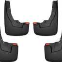 Husky Liners Front & Rear Mud Guards | Fits 2019-2024 Ram 1500 (New Body Style) w/OEM Fender Flares (Will NOT fit Models w/Out OEM Flares, Black, 4 Pc | 58136