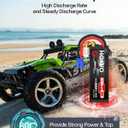 HOOVO 4S 14.8V 80C 6200mAh RC Lipo Battery Hard Case with EC5 Connector for FPV UAV Drone RC Quadcopter Helicopter Airplane Racing (1 Pack)